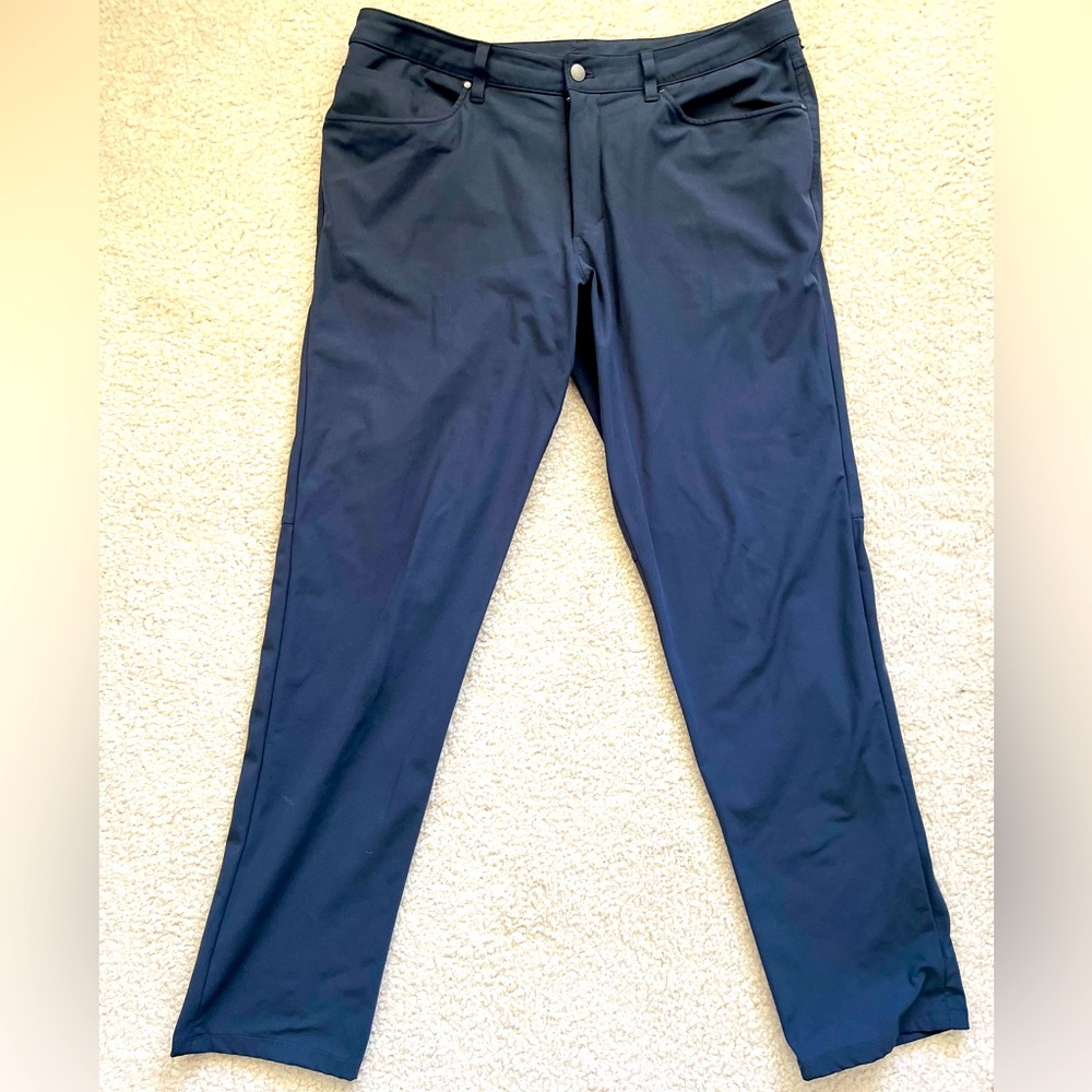 Lululemon ABC Classic-Fit 5 Pocket Pant 36” Waist 34” Inseam | Color: Obsidian